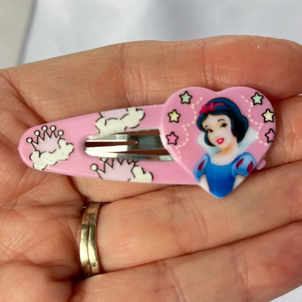 Disney Princess Hair Clips Set, NWOT, 2”, Total 8 clips, acrylic, great gifts,